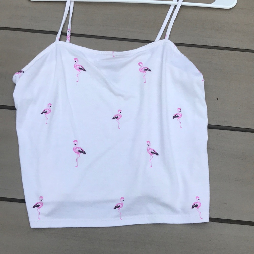 Flamingo crop top